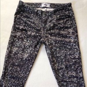Paige - “Black Zinc Sequins” Verdugo ankle jeans.